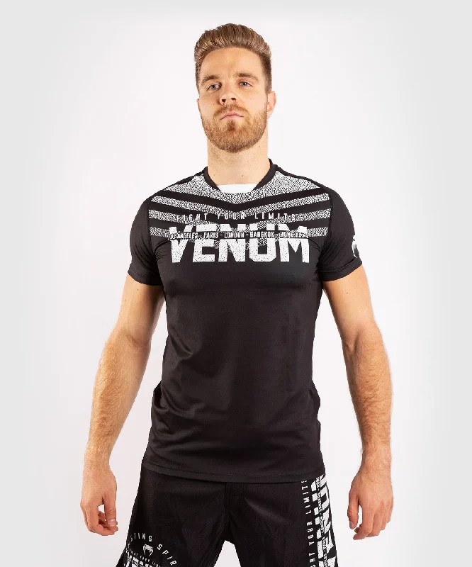 Venum Signature Dry Tech T-shirt - Black/White