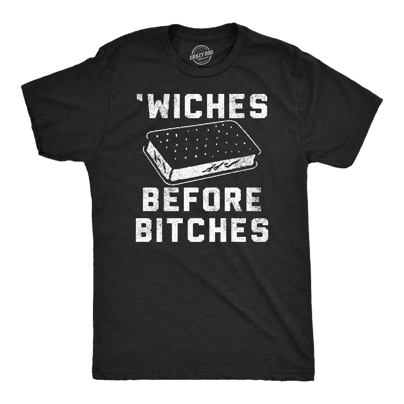 Lowest Prices Wiches Before Bitches Men's T Shirt
